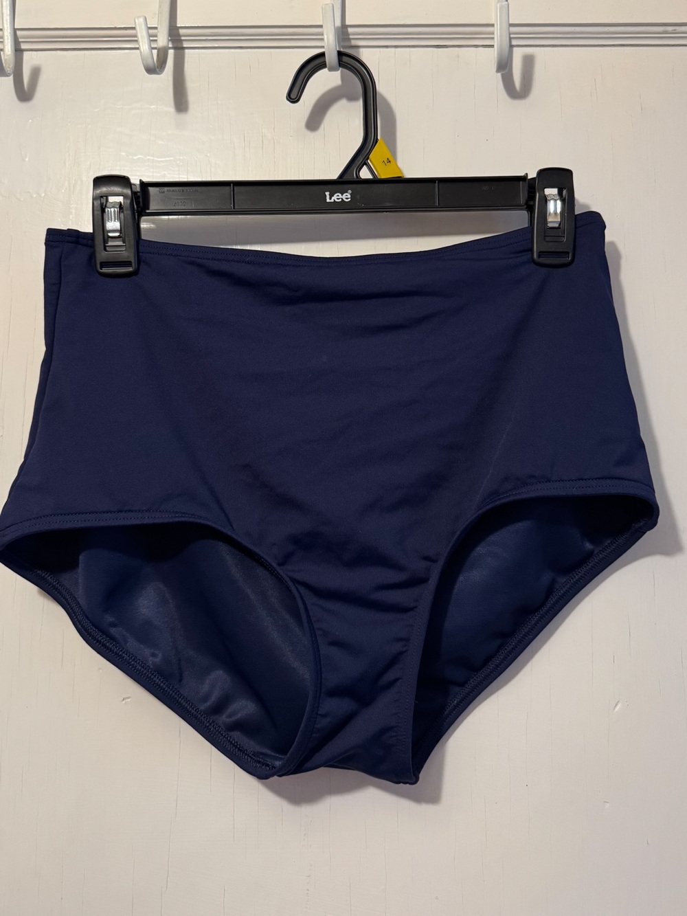 Lands' End Navy High Waisted Swim Bottoms - Size Small (6-8)